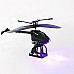 SmToys J083 2.5-Channel Folding Remote Control Deformation Helicopter - Black + Orange