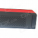 CKY BC235E Portable Wireless Bluetooth V3.0 Speaker w/ TF / 3.5mm - Black + Red