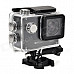 Mini Waterproof 1.5" TFT Screen 1080P HD CMOS 12.0MP Sports Camcorder - Black