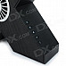 Doss DS-1198 Asimon X1 Wireless Bluetooth Stereo Speaker w/ 48-LED / Micro USB / TF - Black