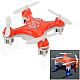 ChengXing Mini 2.4GHz 4-CH R/C Quadcopter w/ Lamp / Gyro - Orang + White (2 x AAA)