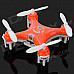 ChengXing Mini 2.4GHz 4-CH R/C Quadcopter w/ Lamp / Gyro - Orang + White (2 x AAA)