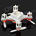 ChengXing Mini 2.4GHz 4-CH R/C Quadcopter w/ Lamp / Gyro - Orang + White (2 x AAA)