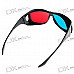 Professional Resin Lens Anaglyphic Red + Cyan 3D Glasses