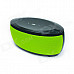 CKY BC09 Portable Wireless Bluetooth Speaker w/ Handsfree, Microphone - Black + Green