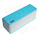 CKY BC235E Portable Wireless Bluetooth Speaker w/ TF, Handsfree, Microphone - Blue + White