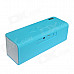 CKY BC235E Portable Wireless Bluetooth Speaker w/ TF, Handsfree, Microphone - Blue + White