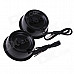 HIFINE HI-520D 28mm Tweeter Component Speaker for Car Audio System - Black (Pair)