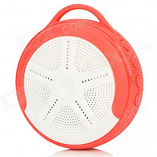 Outdoor Sport Portable Handsfree Bluetooth V4.0 Speaker w/ Microphone / TF - White + Red