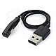 USB 2.0 Charging Cable for Weloop Smart Watch - Black