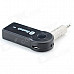 TS-BT35A08 Mini Portable Bluetooth V3.0 + EDR Audio Receiver w/ Mic - Black