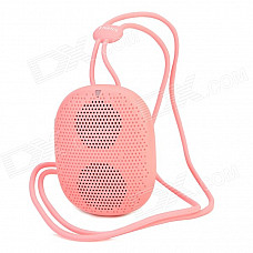 DOSS DS-1196 Portable Mini Handsfree Bluetooth V4.0 Speaker w/ TF / Microphone - Pink