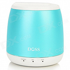 DOSS DS-1188S Portable Gesture Control Wireless Bluetooth V2.0 + EDR Speaker w/ TF - Light Blue