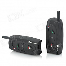 BT Interphone + Handsfree Bluetooth for Motorcycle and Skiing Helmet (2-Piece Set)