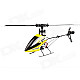 Hisky HFP100 V2 2.4GHz 6-CH 3-Axis R/C Helicopter w/ Gyro -Yellow + Black + White