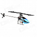 Hisky HCP80 2.4GHz 6-CH 3-Axis R/C Helicopter w/ Gyro - Light Blue + Black