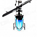 Hisky HCP80 2.4GHz 6-CH 3-Axis R/C Helicopter w/ Gyro - Light Blue + Black