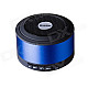BASN D101 Mini Portable Bluetooth V3.0 + EDR Speaker with Microphone - Blue + Black