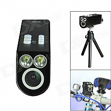 Outdoor Sports 2/3" CMOS 12.0MP DV Camera / Camcorder w/ LED Flashlight / TF (1 x 18650)