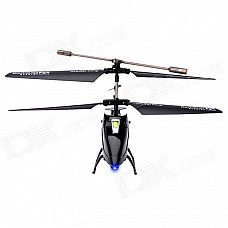 Model King 3.5-Channel 2.4GHz Shatter-proof LED Light Mini R/C Helicopter Kit w/ Gyro - Black