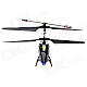 Model King 3.5-Channel 2.4GHz Shatter-proof LED Light Mini R/C Helicopter Kit w/ Gyro - Black