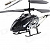 Model King 3.5-Channel 2.4GHz Shatter-proof LED Light Mini R/C Helicopter Kit w/ Gyro - Black