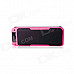 BASN S101 Portable Mini Bluetooth V3.0 Speaker w/ 4400mAh Power Bank / TF / FM - Pink + Black