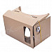 NEJE SZ0048-8 DIY Google Cardboard Virtual Reality 3D Glasses w/ NFC for 5~5.5" Cellphones - Brown