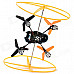 JJRC 200A 2.4GHz 4-CH Radio Control R/C Quadcopter w/ Gyro - Black + Blue + Multi-Color (4 x AA)