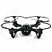 H108C HD 2.4GHz 4-CH R/C Quadcopter w/ 2.0MP Camera / Gyro / Lamp - Black + Green (4 x AAA)