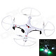 L6039 Mini 2.4GHz 4-CH 6-Axis R/C Quadcopter w/ 300KP Camera / Gyro / LED Light - White + Red