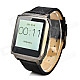 W3 MTK6250A ARM Cortex-A7 Waterproof Smart Bluetooth V3.0 Touch Wrist Watch - Black + Silver