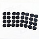 Universal 0.8mm Alto / Tenor Saxophone Bite Block Teeth Pad - Black (32 PCS)