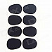 Universal 0.8mm Alto / Tenor Saxophone Bite Block Teeth Pad - Black (32 PCS)