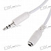 3.5mm M-F Stereo Audio Extension Cable - White (1.5M-Length)