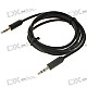 3.5mm M-M Stereo Audio Cable - Black (1M-Length)