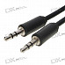 3.5mm M-M Stereo Audio Cable - Black (1M-Length)