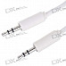 3.5mm M-M Stereo Audio Cable - White (1M-Length)