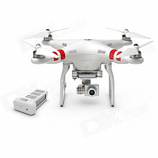 DJI Phantom 2 Vision+ 7-Channel Quadcopter with FPV HD 14MP Video Camera - White (FCC)