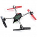 WLtoys V636 2.4GHz 4-CH UFO R/C Helicopter w/ Gyro / Lamp - Black + Silver + Multi-Color (6 x AA)