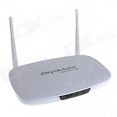 DiyoMate K6 Quad-Core Android 4.2.2 Google TV Player w/ 1GB RAM, 8GB ROM - White (US Plug)