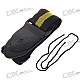 Adjustable Nylon Guitar Strap (Black + Yellow)