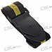 Adjustable Nylon Guitar Strap (Black + Yellow)