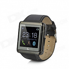 U10 1.54" LCD Bluetooth V3.0 Smart Wrist Watch w/ Pedometer / Stopwatch / Voice Call - Black