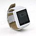 U10 1.54" LCD Bluetooth V3.0 Smart Wrist Watch w/ Pedometer / Stopwatch / Voice Call - White