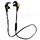 HV805 Sports Wireless Bluetooth V4.0 In-ear Earphone w/ Microphone - Black + Golden
