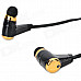 HV805 Sports Wireless Bluetooth V4.0 In-ear Earphone w/ Microphone - Black + Golden