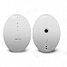 MOCREO Echoes Portable 5W Wireless Bluetooth Speaker w/ Touch Switch, Built-in Microphone - White