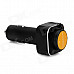CRERCO C100 Bluetooth Headset / Air Purifier w/ Car Charger, Smart Power On/Off - Black + Orange