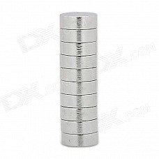8 x 2.8mm NdFeB Round Magnets - Silver (10 PCS)